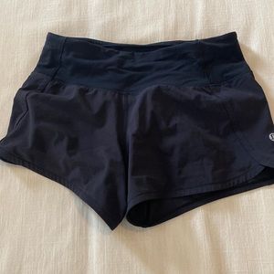 Black Lululemon Shorts size 2 - 4inch inseam